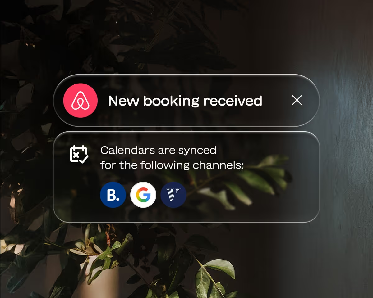 Lodgify channel manager unified calendar across Airbnb, Booking.com, Google, and Vrbo