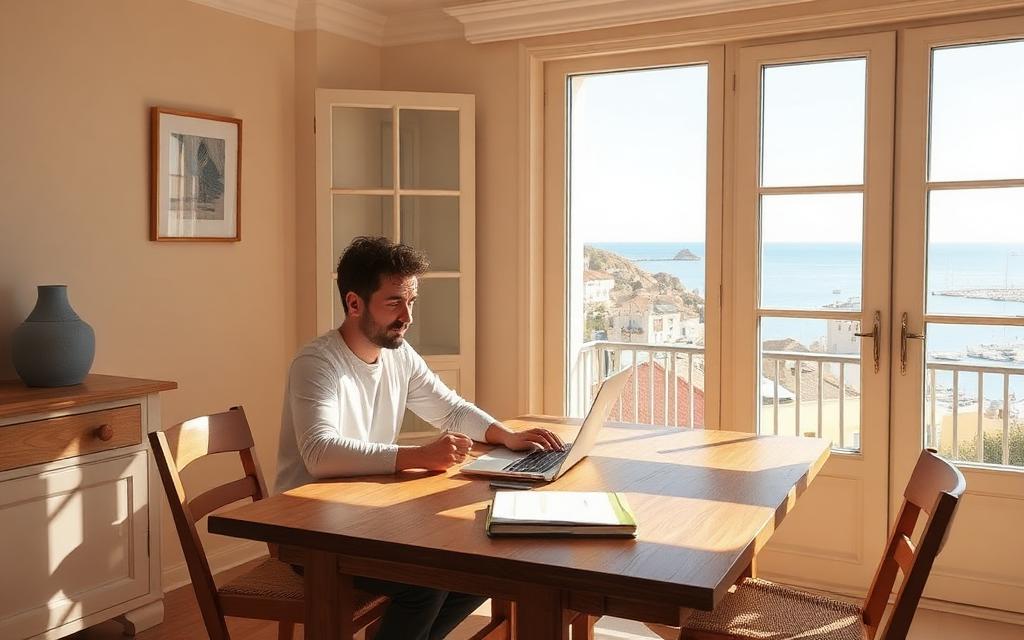 Hôte calculant la taxe de séjour de sa location saisonnière